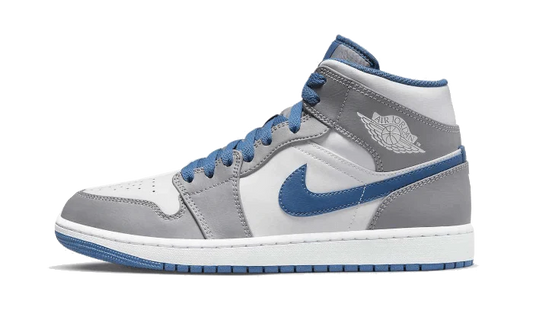 Air Jordan 1 Mid True Blue Cement - DROP UP