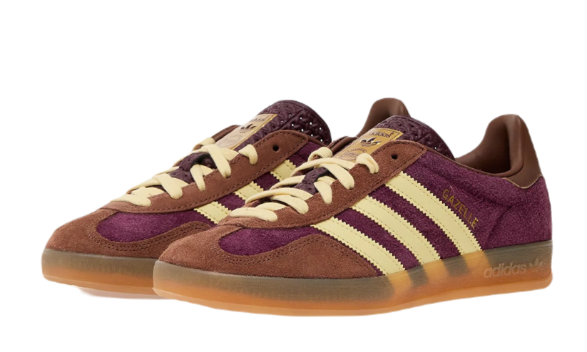 Adidas Gazelle Indoor Maroon Almost Yellow - DROP UP