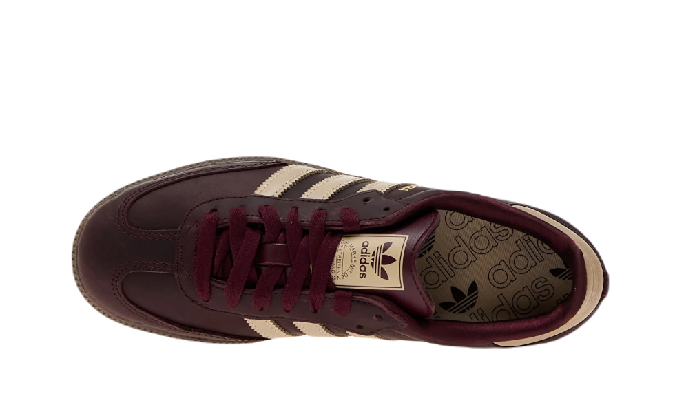 Adidas Samba OG Maroon Crystal Sand - DROP UP