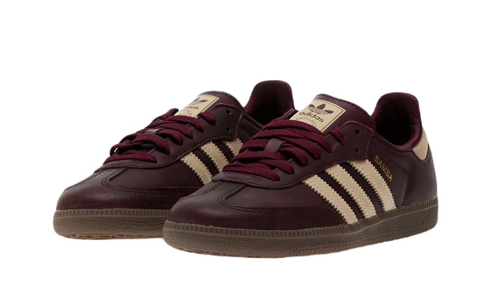 Adidas Samba OG Maroon Crystal Sand - DROP UP