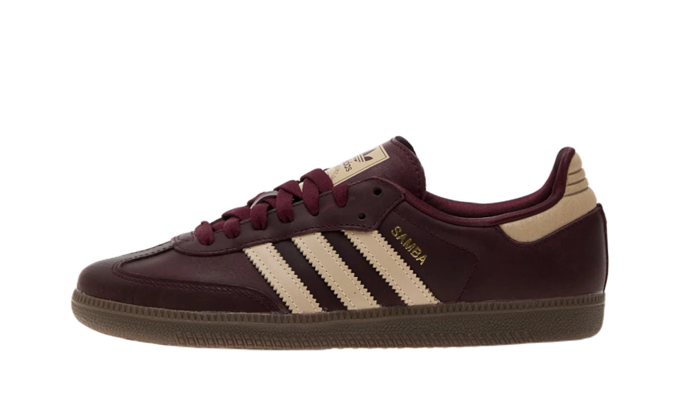 Adidas Samba OG Maroon Crystal Sand - DROP UP