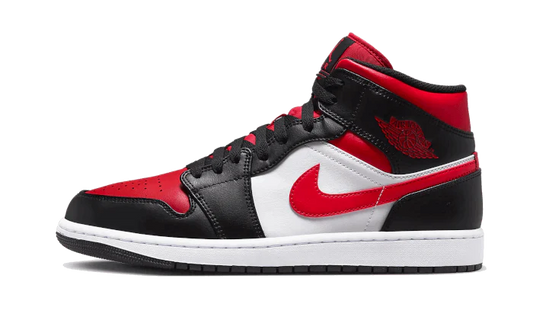 Air Jordan 1 Mid White Black Red - DROP UP