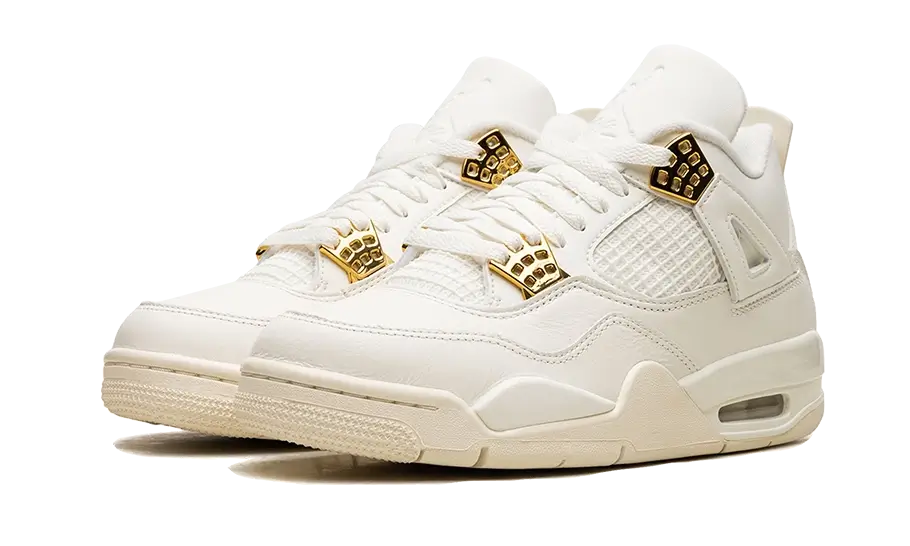 Air Jordan 4 Retro Sail Metallic Gold - DROP UP