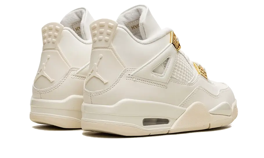 Air Jordan 4 Retro Sail Metallic Gold - DROP UP