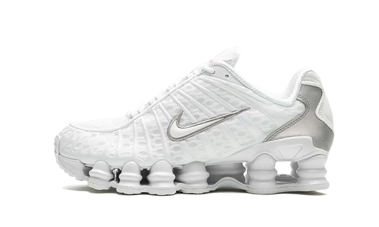 Nike Shox TL White Metallic Silver Max Orange - DROP UP