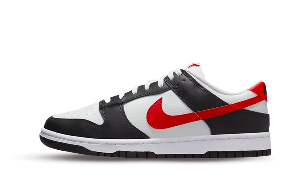 Nike Dunk Low Panda Red Swoosh - DROP UP